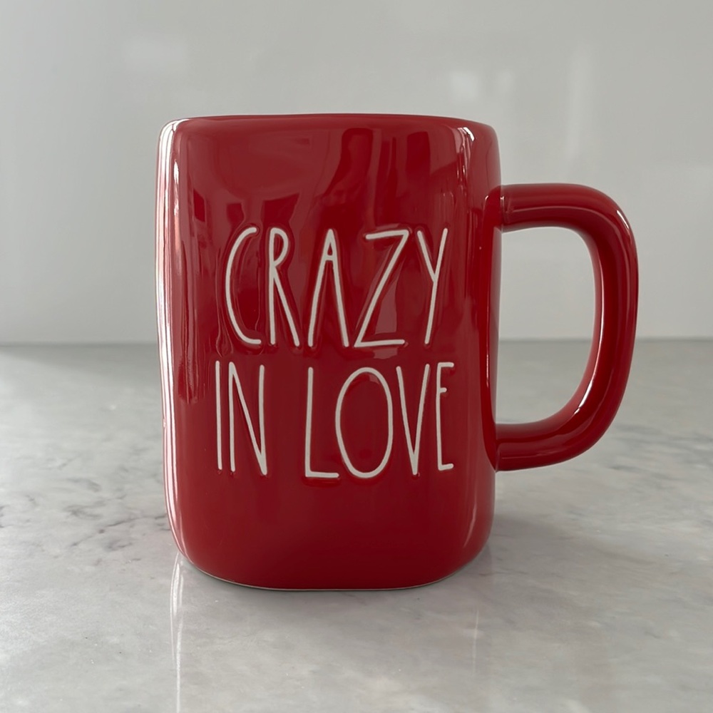 Rae Dunn “CRAZY IN LOVE” mug